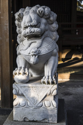 唐沢山神社の狛犬(右)