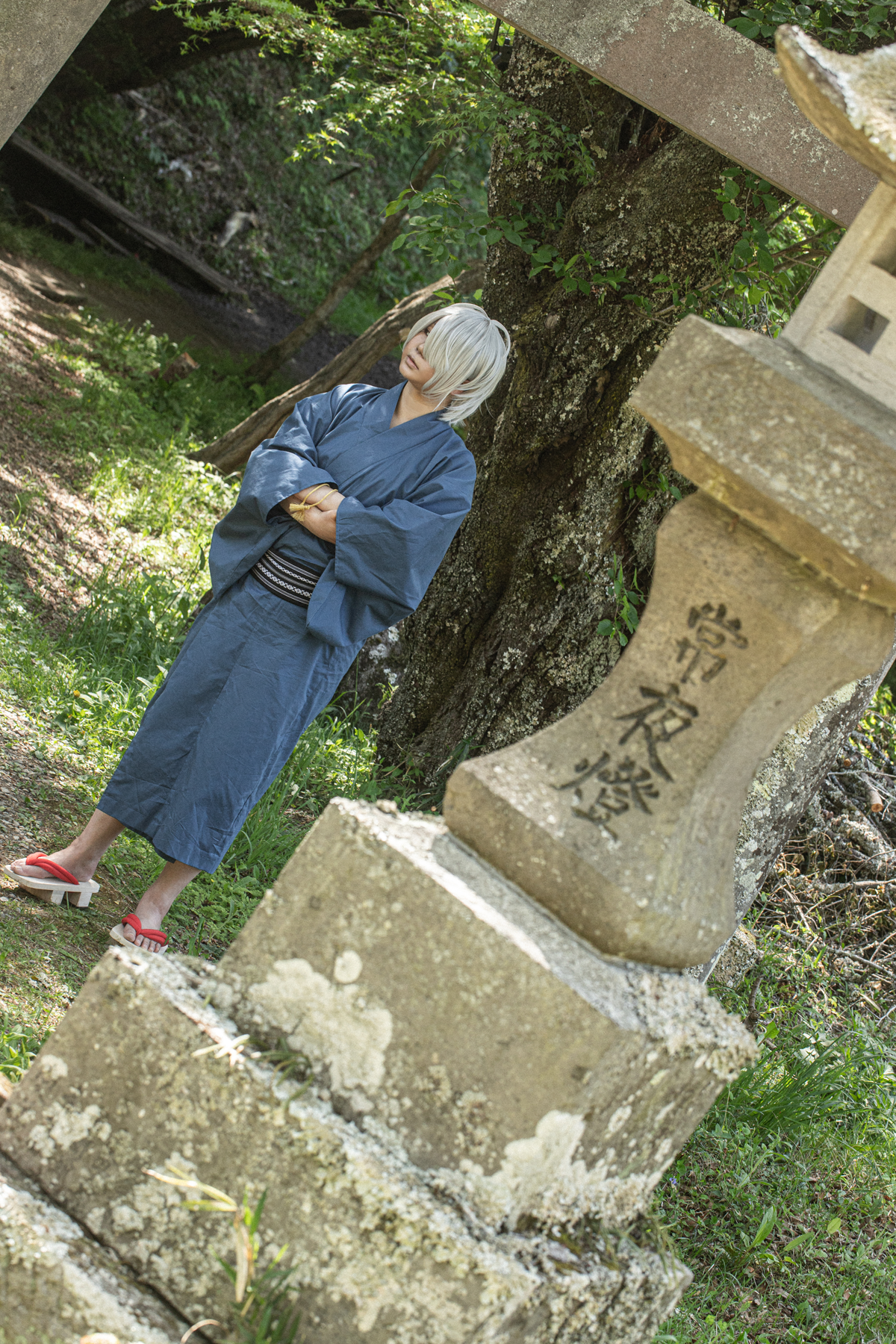 待ち合わせの鬼太郎父