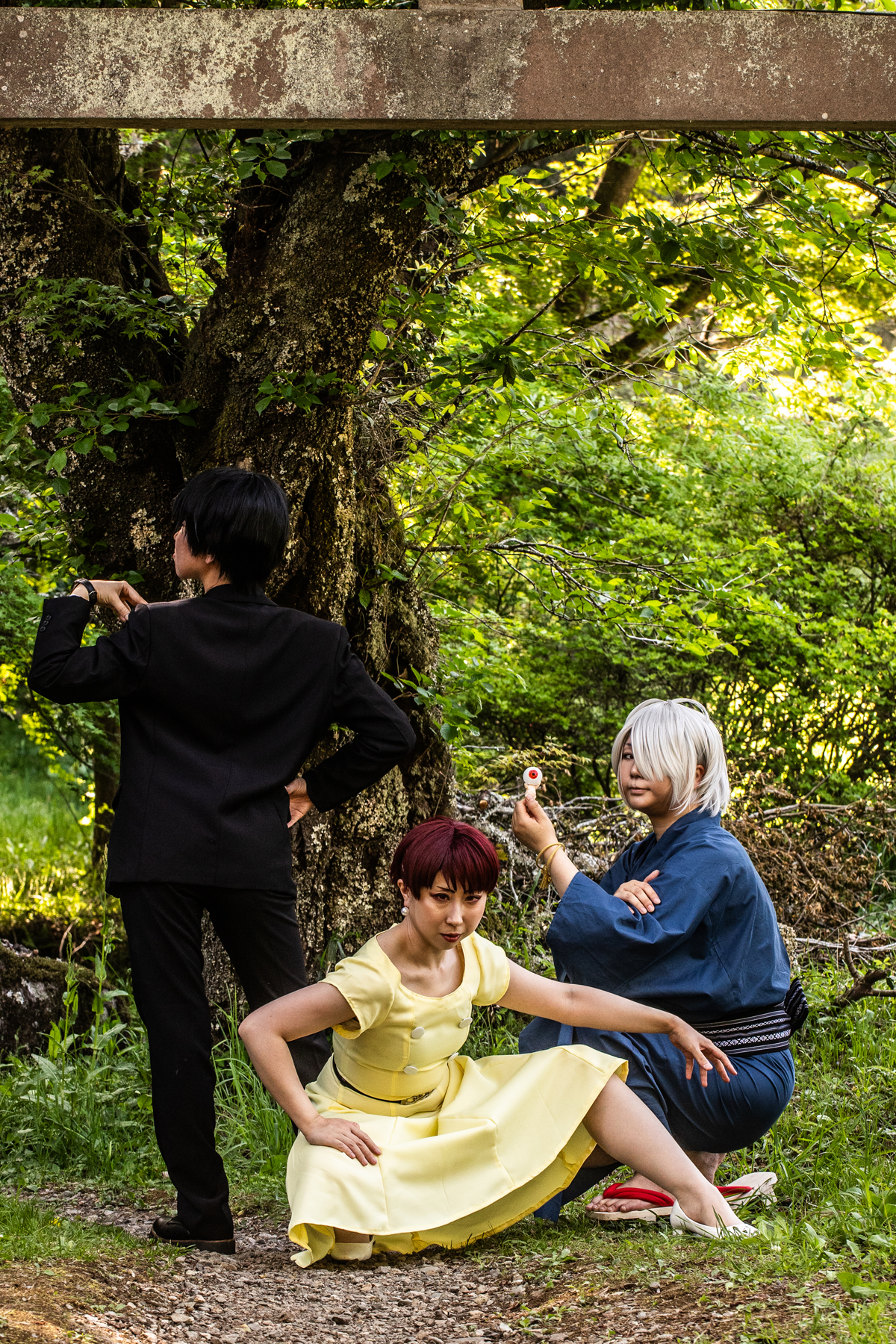 鬼太郎コスで柱の男達