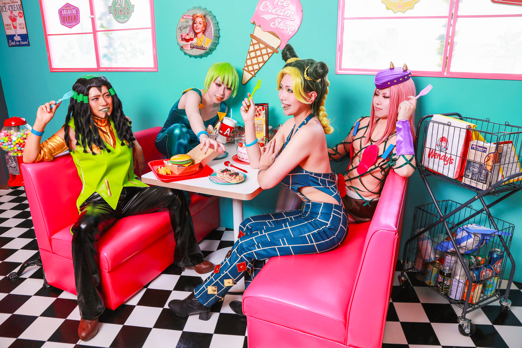 カフェでジョジョコス