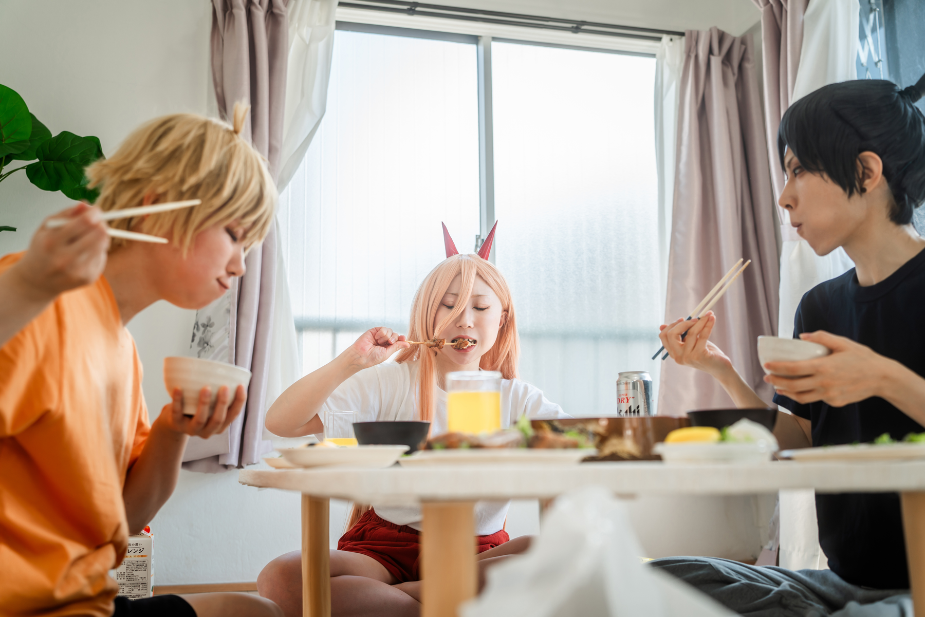 早川家の食卓コスプレ