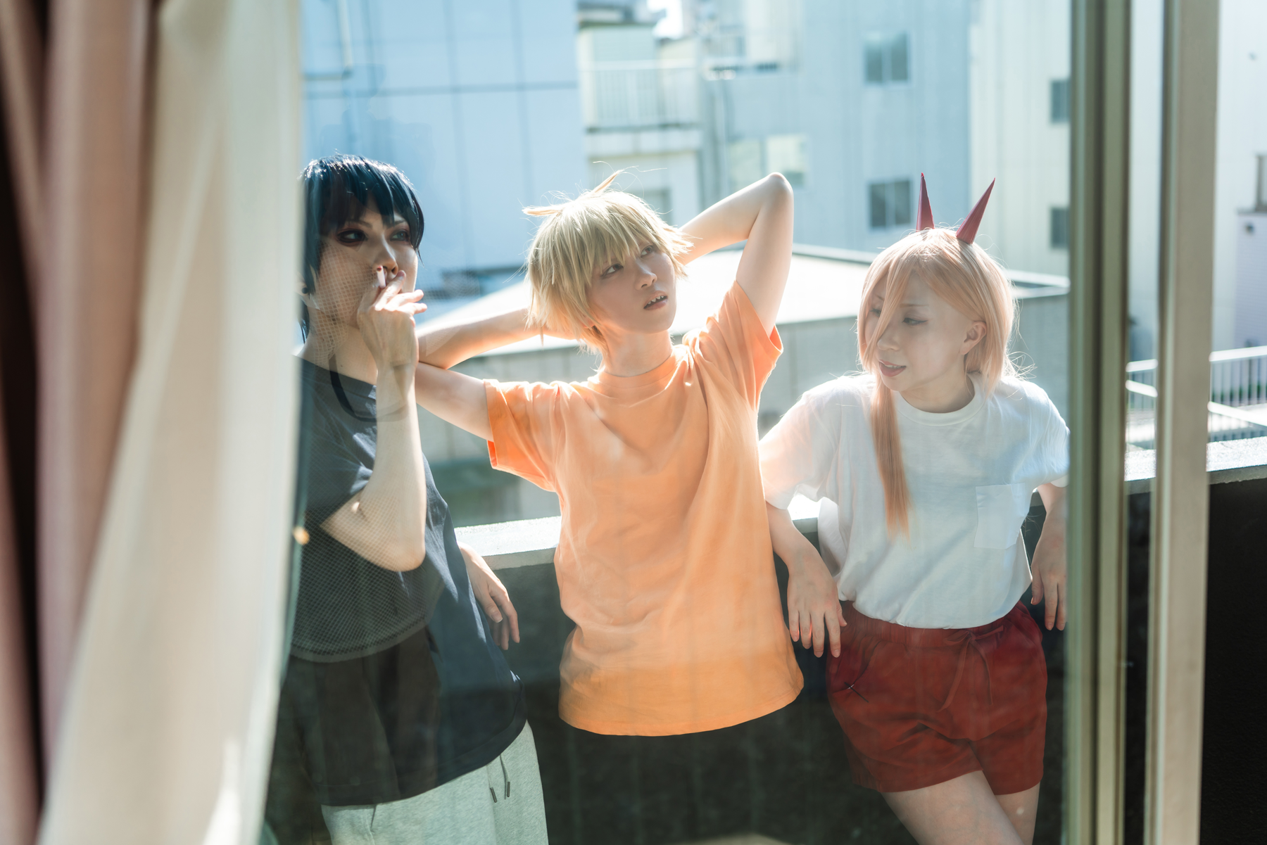 早川家のベランダ