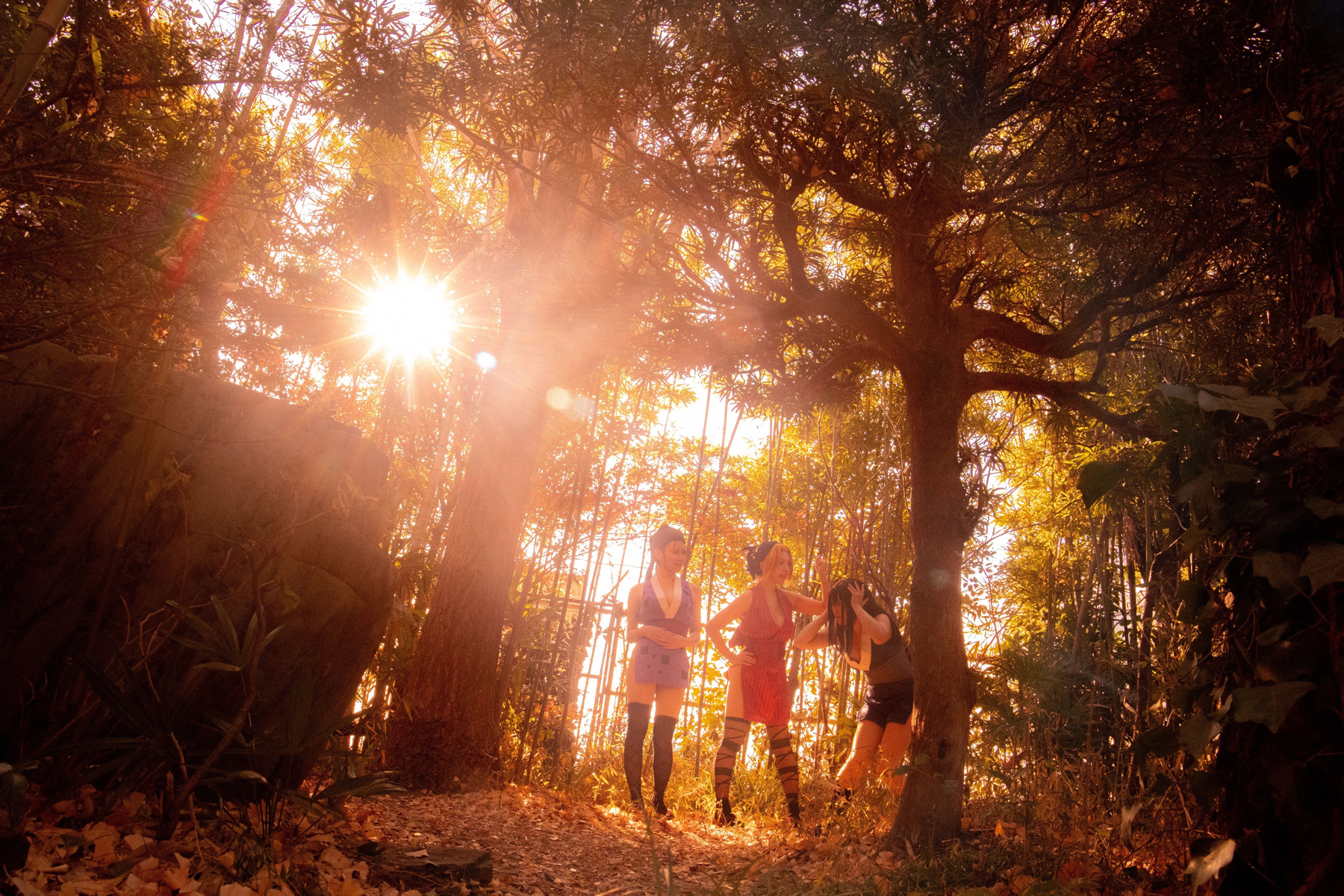夕日っぽく現像