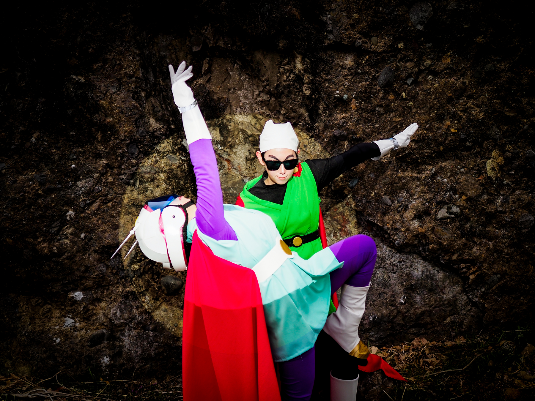 丸いスポットライトの照明