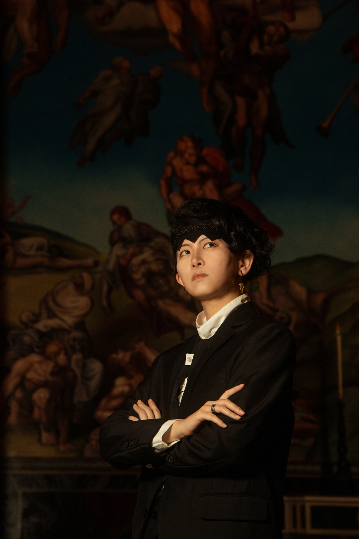 トリックアート・ミケランジェロ館のシスティーナ礼拝堂