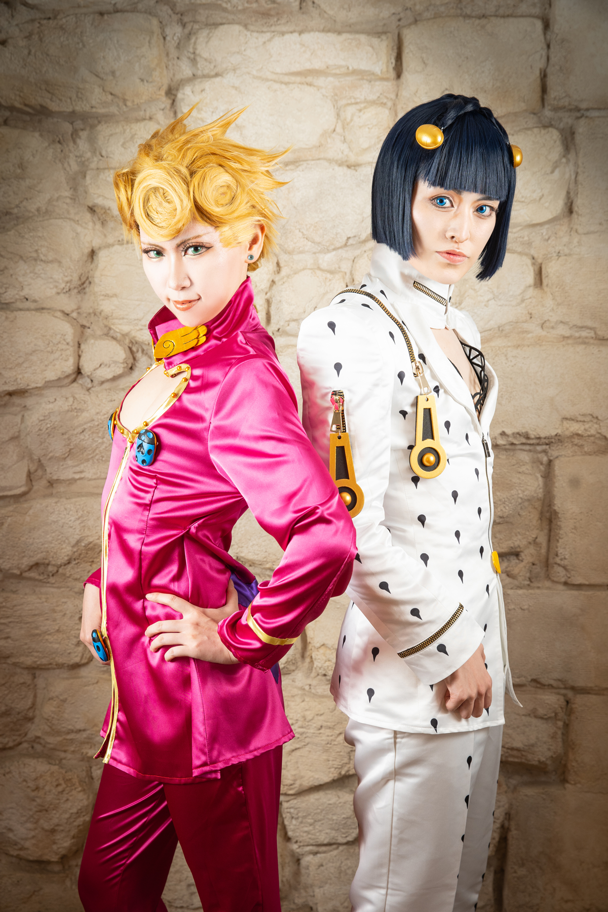 コスプレ ブチャラティとジョルノ