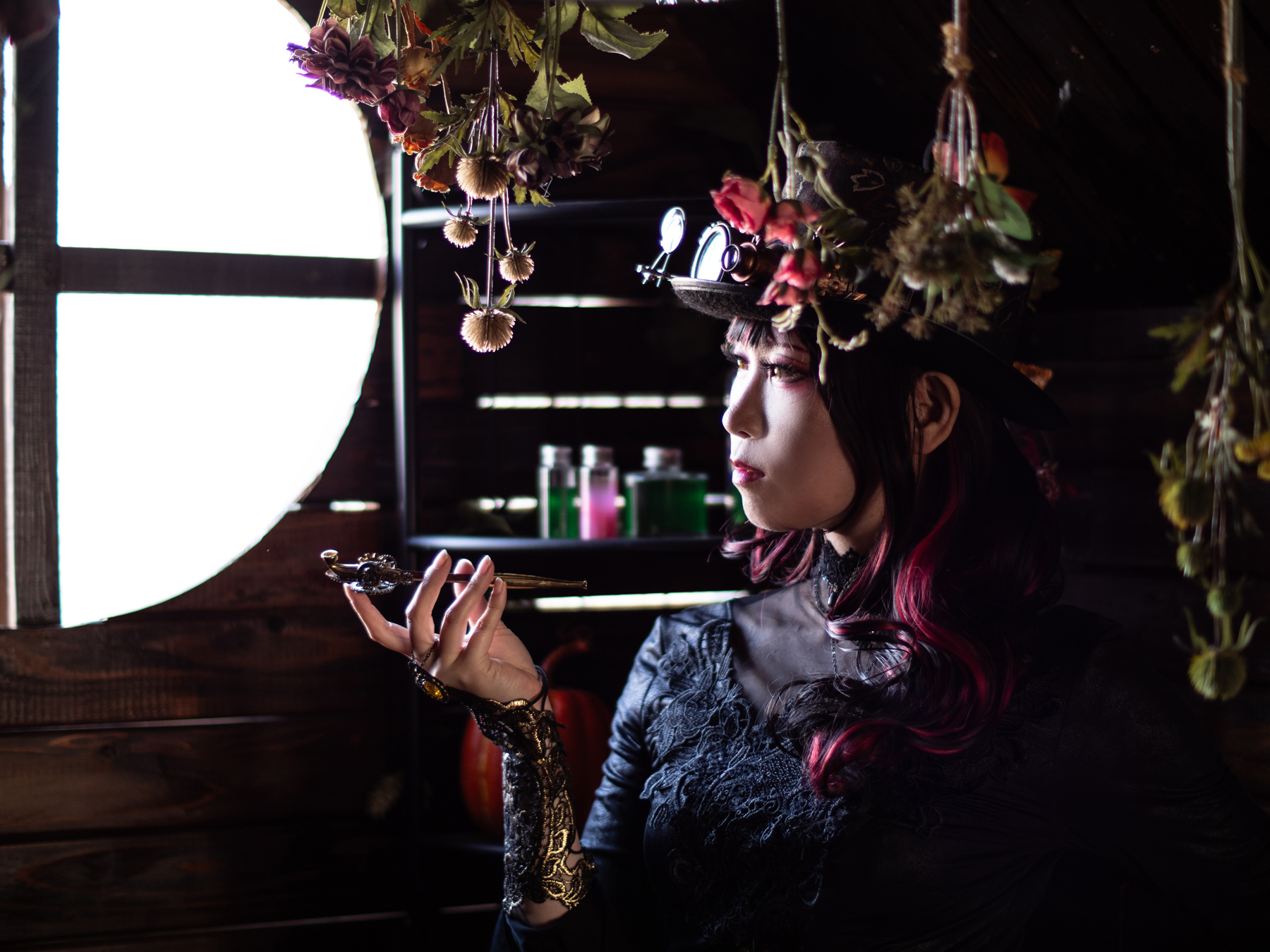 スチームパンクな魔女