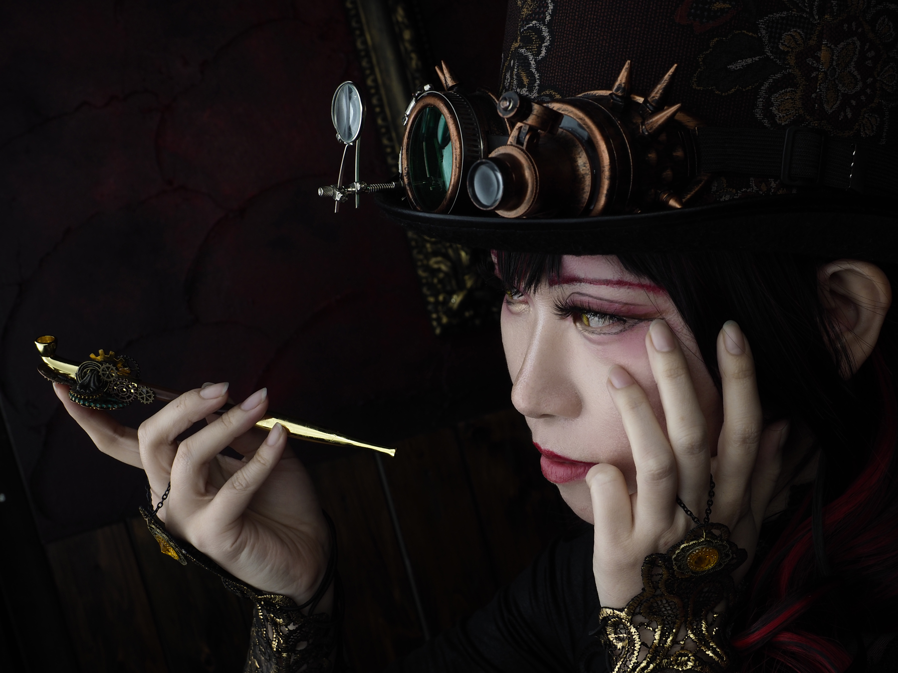 ゴーグルと煙管