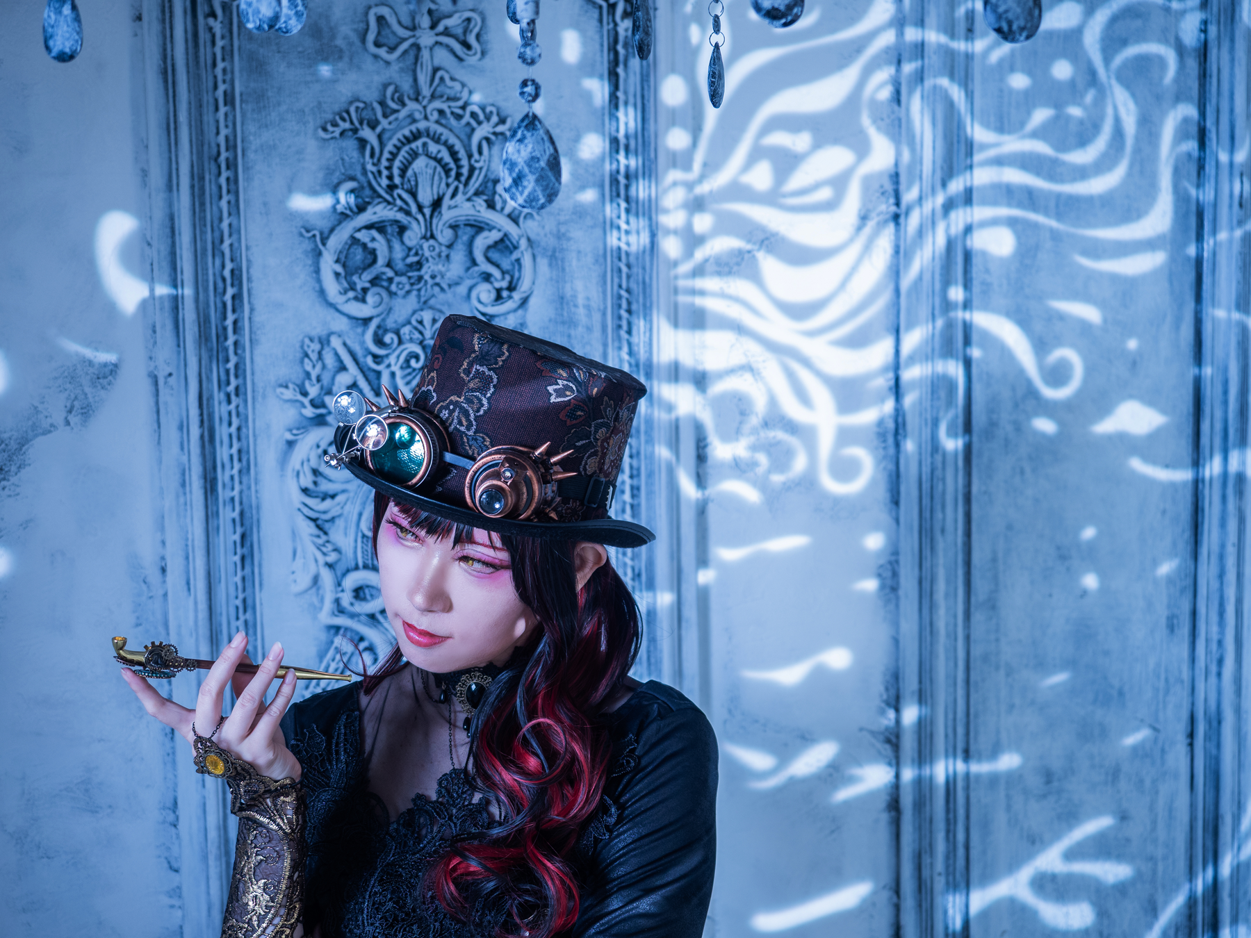 プロジェクターを使ったコスプレ撮影