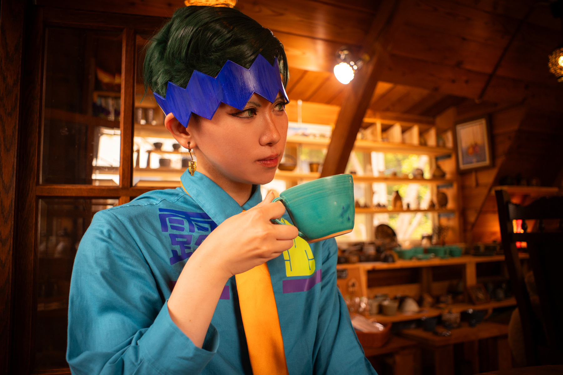 オールドレンズで撮影した露伴先生