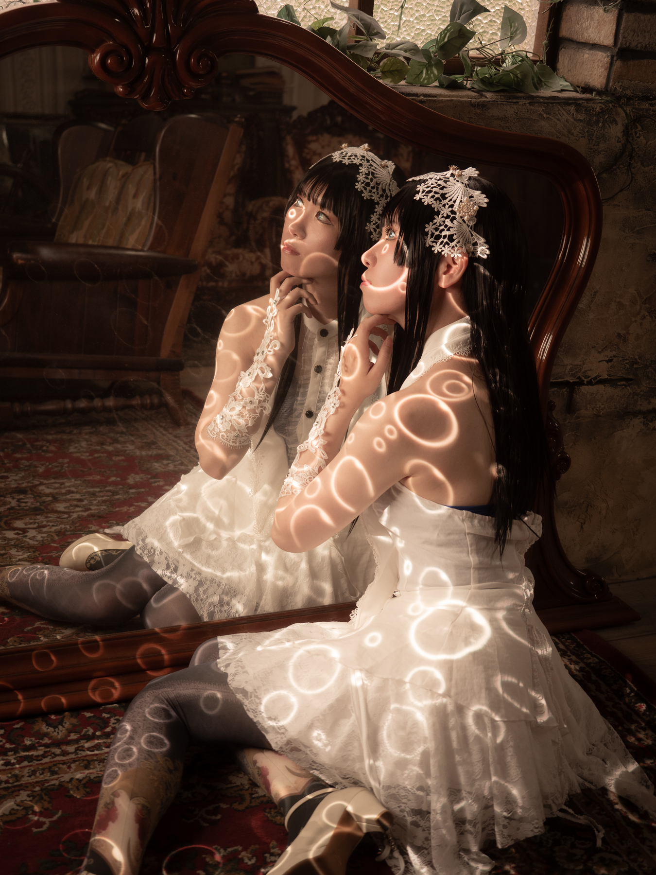 スタジオの雰囲気に合わせてアンティーク調に