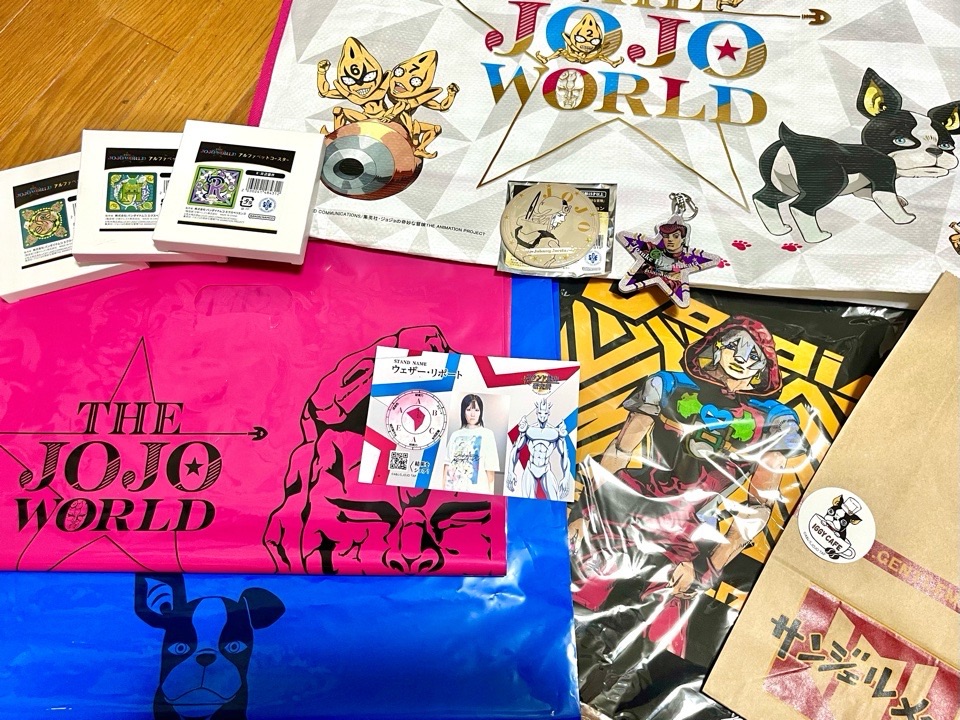 渋谷パルコのジョジョワで購入したグッズ