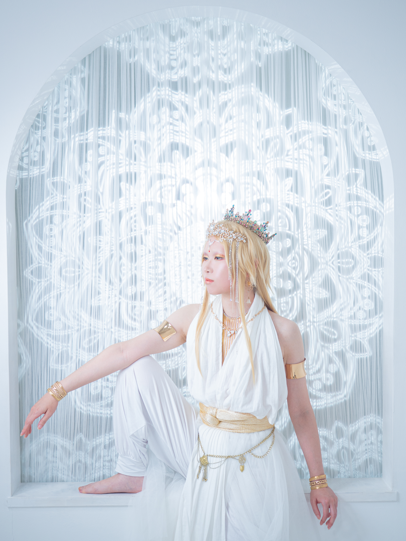 創作コスプレ 観世音菩薩様