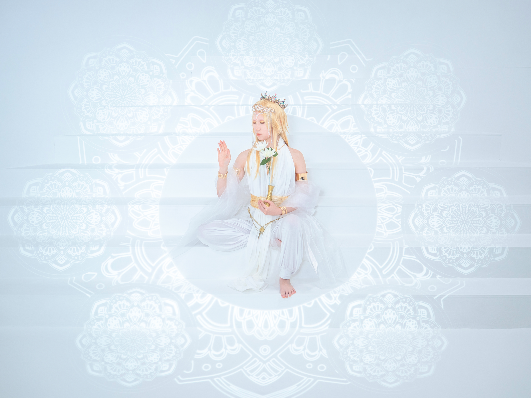 創作コスプレ 観世音菩薩様